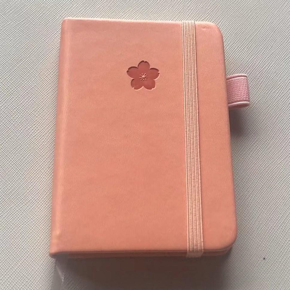 Портативный карманный блокнот формата A7 дорожный блокнот носить маленький блокнот дорожный дневник школьные принадлежности журнал блокноты и журналы A7 розовый
