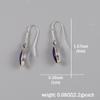 Elegant Purple Crystal Women's Earrings Wedding Engagement Wedding Earrings Jewelry Birthday Party Anniversary Gifts