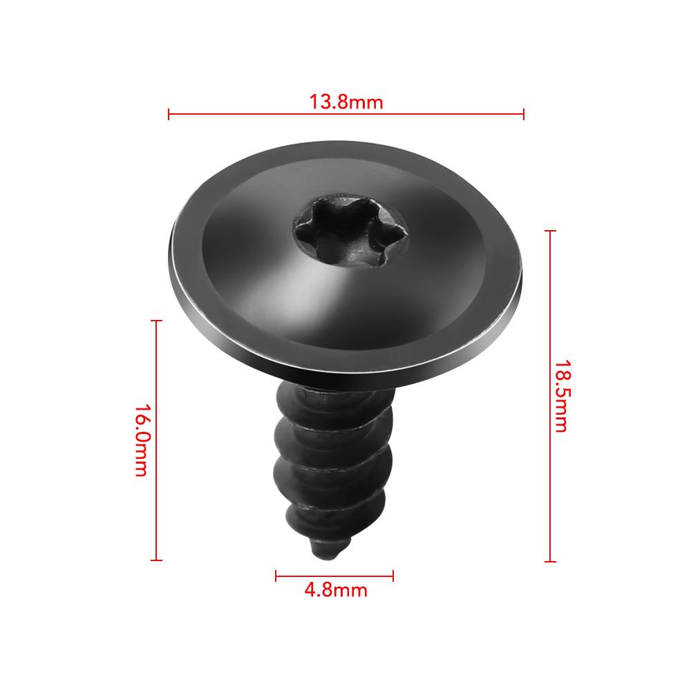 10Pcs Car Clips Fastener Tapping Screws Car Accessories For Volkswagen Tiguan Touareg VW Polo Sedan Passat B5 B6 B7 B8 Golf Mk3 Mk4 4 7 5