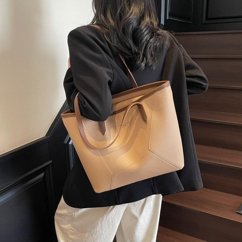 Large-capacity Bag Women's Summer New Simple and Versatile Shoulder Bag Is Now Popular Commuter Tote Bag