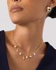 14K Gold Plated Waterproof Beach Charm Necklace for Women - Dainty Gold Ocean Summer Jewelry with Pearl, Sea Shell, Starfish