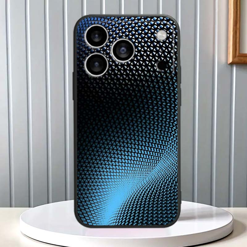 

Mechanical style pattern Phone Case For Apple iPhone 17 16 16E 15 14 13 12 11 Pro Max Plus Black Soft Silicone iPhone 12