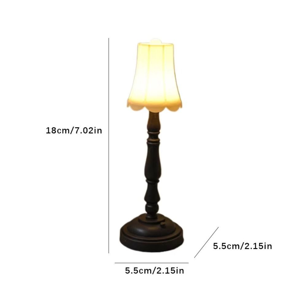 LED Vintage LED Night Light White/Coffee Table Lamp Ambient Bedside Lamp  Hot Toys