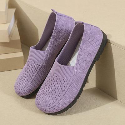 Fashion New Mesh Socks Women's Breathable and Lightweight Flat Shoes Women's Loafers Breathable Sports Shoes Women's Zapatillas Mujer