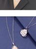S925 Sterling Silver Hetian Jade Maitreya Buddha Pendant Necklace - Women's Ancient Chinese Style Clavicle Chain Gift