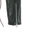 NINE Long Sleeve Double Riders Jacket F Black Side Lace-up Men's Used