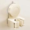 Multifunctional Vacuum Sucker Wall Mounted Mop Organizer Self-Adhesive Waterproof Mop Rack Mop Broom Clip Bathroom