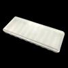 10 Slot Transparent White Plastic Battery Storage Box Hard Container Holder Case