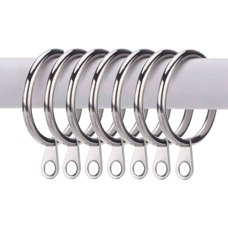 Modern Minimalist Iron Curtain Hook Rings For Home Decor And Window Treatment