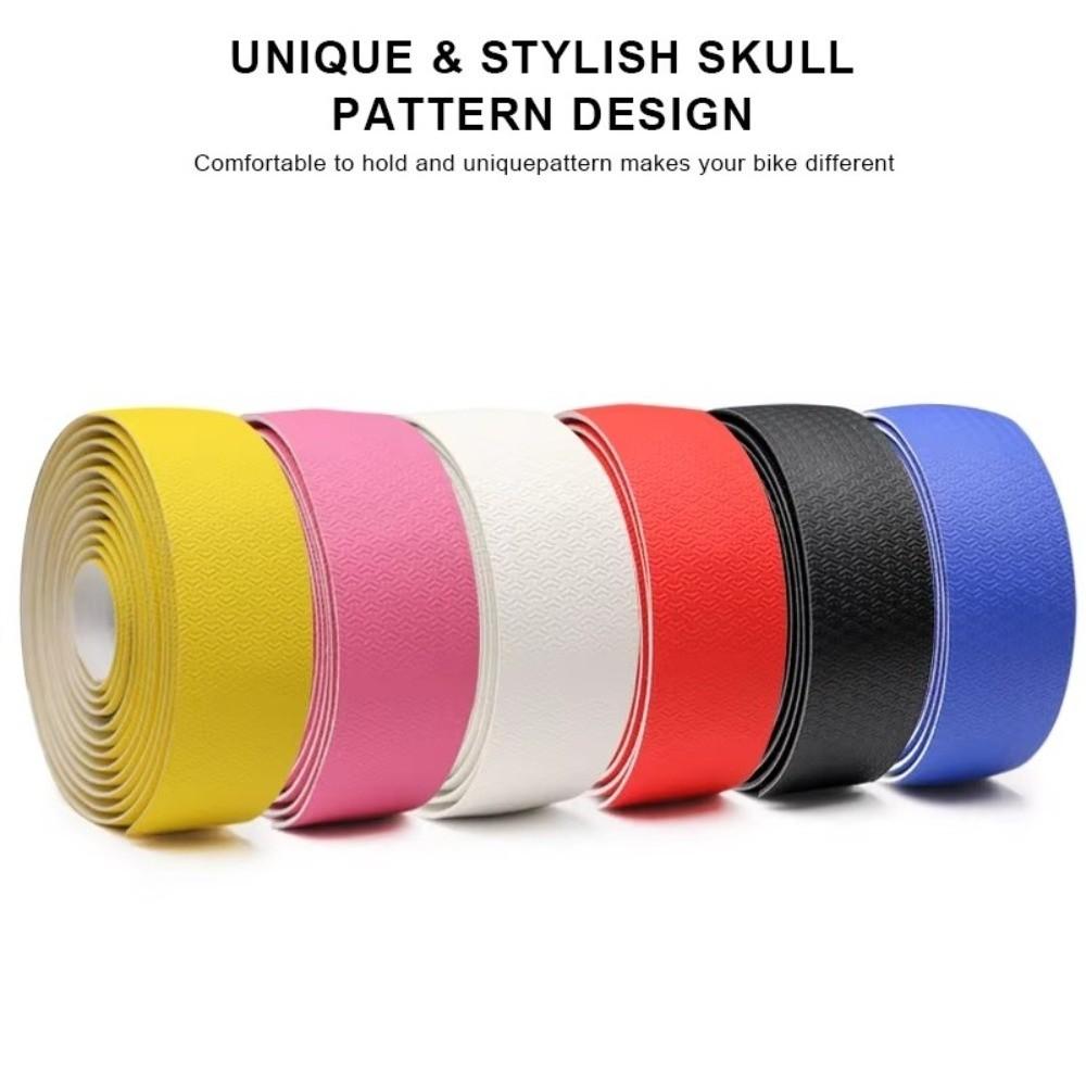 Shockproof Bike Bar Tape with End Plugs Bicycle Handlebar Tape Road Bike Handlebar Tape  Fixie