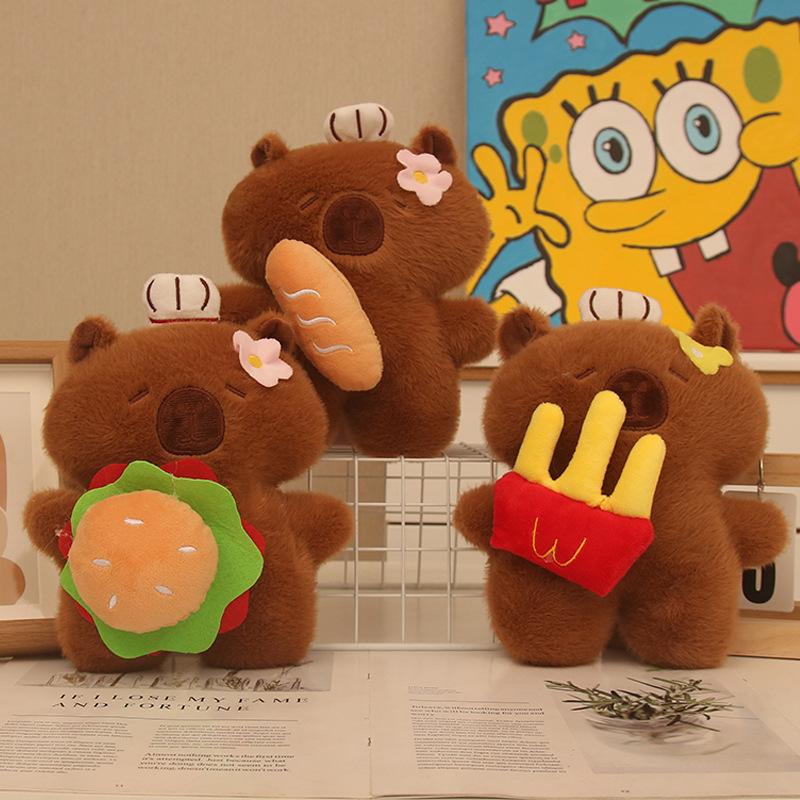 

8-дюймовая плюшевая игрушка капибара для игровых автоматов и свадебных подарков 22cm【Capybara】