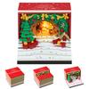 Time Piece Calendar 2026 Desk Calendar With Led Light 3D Tear-Away Calendar Paper Carving Art Memo Pad Notepad Gift Christmas