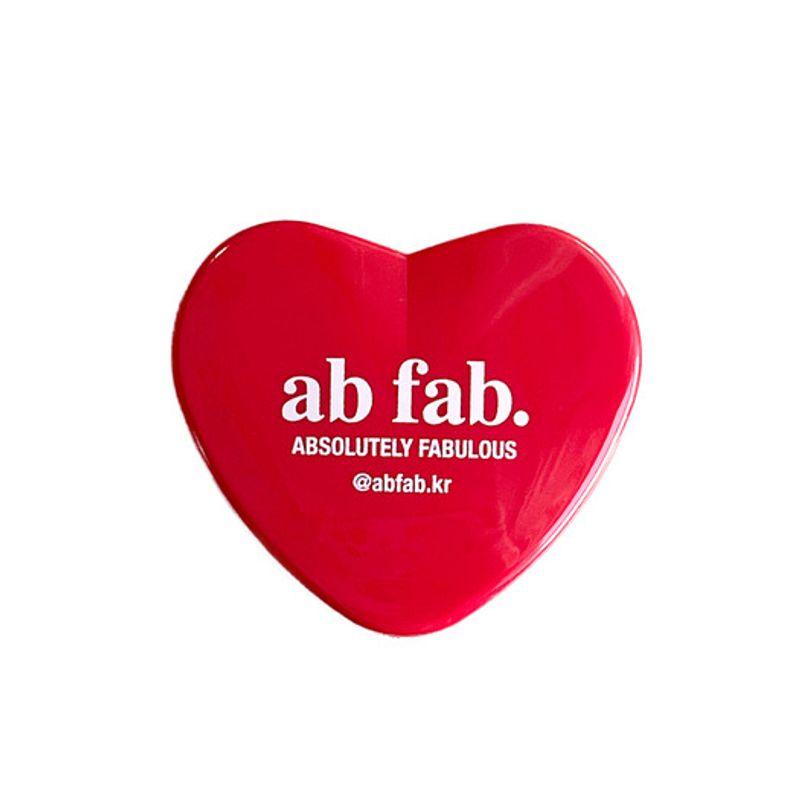 ab fab ab fab ЗЕРКАЛО-СЕРДЕЧКО Red