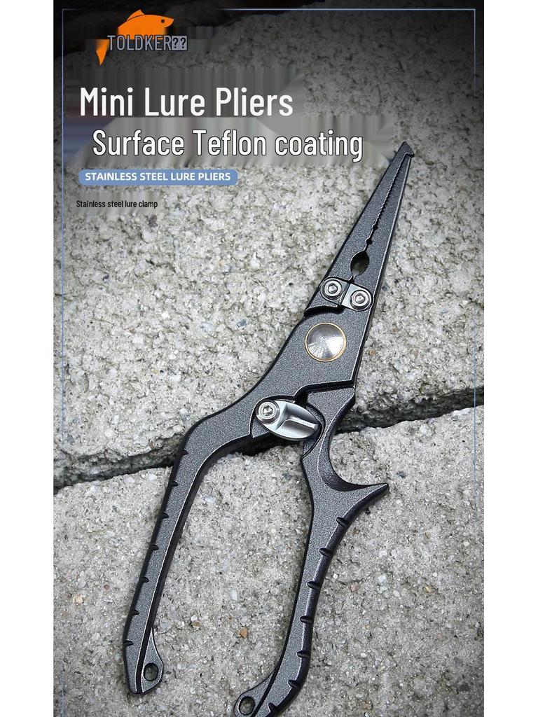 Multifunctional Stainless Steel Fishing Pliers: Fish Gripper & Hook Remover