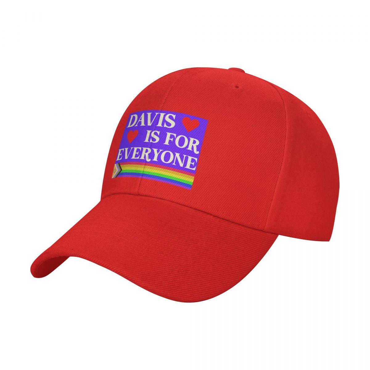 

Davis is for Everyone Baseball Cap party Hat custom caps New Hat Beach Outing Golf Women Mens