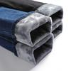 Pantaloni lunghi invernali da uomo, jeans in pile larghi, dritti, casual, da lavoro