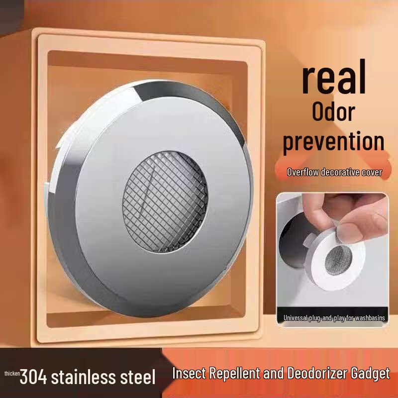 MINXI 304 Stainless Steel Basin Overflow Cover