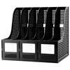 6-Compartment Desktop File Organizer