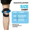 Sports Knee Pad Double Patellar Knee Patella Tendon Support Strap Knee Brace Pad Protector Open Knee Wrap Band Fitness