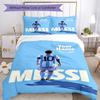 Football Messi Customizable Name Custom Bedding Perfect for Living Rooms Soft Bedding Custom Room Decor Best for Christmas