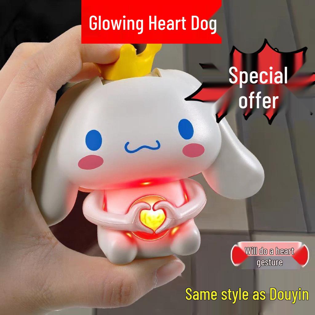 Hello Kitty Heart-Shaped Talking Luminous Love Doll - Valentine s Gift