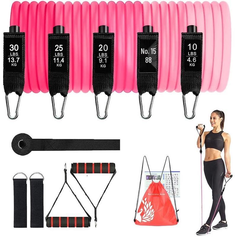 WEZHO Resistance Band Strength Training Set