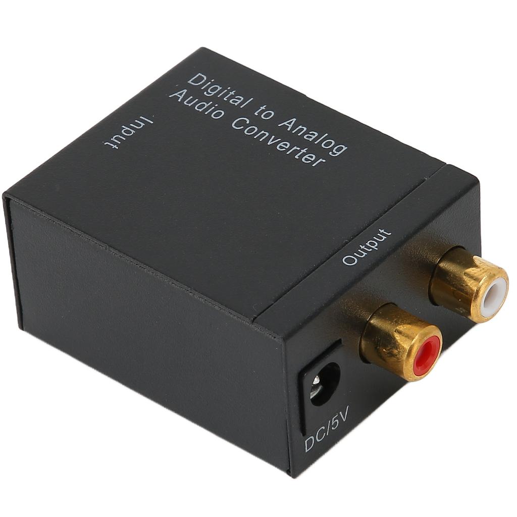 H3622 Digital Optical to Analog Audio Converter Lossless Sound Quality Audio Converter with Fiber