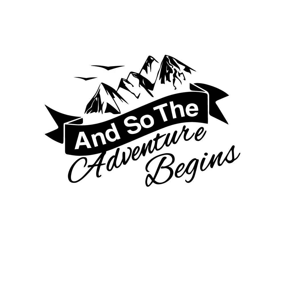 LYKX Adventure Sports Compass Car Sticker Wrap Vinyl Decal Mountain Engine Cover Door Window Multiple Sizes