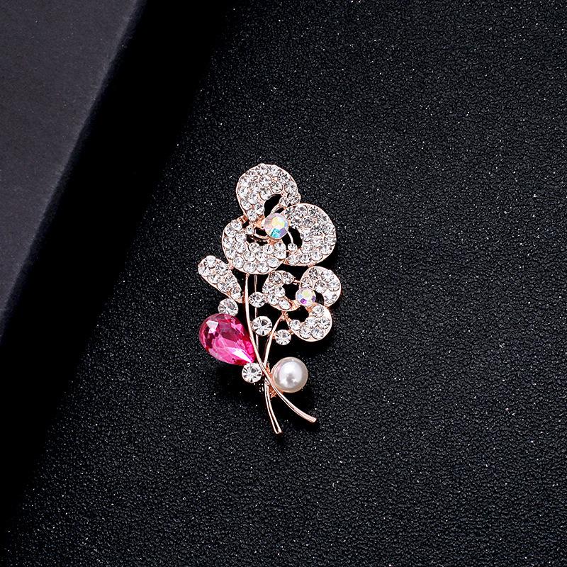 Elegant Peony Brooch: High-End Chinese Style Corsage Pin