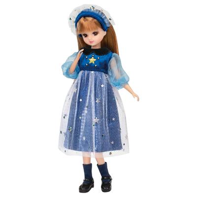 TAKARA TOMY Giydir Yıldızlı Gece Oyuncağı Yaş Licca-chan LW-16 Giydirme 3+