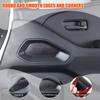 Soft Carbon fiber Interior Door Panel Trim Sticker For Nissan Frontier 2024-25
