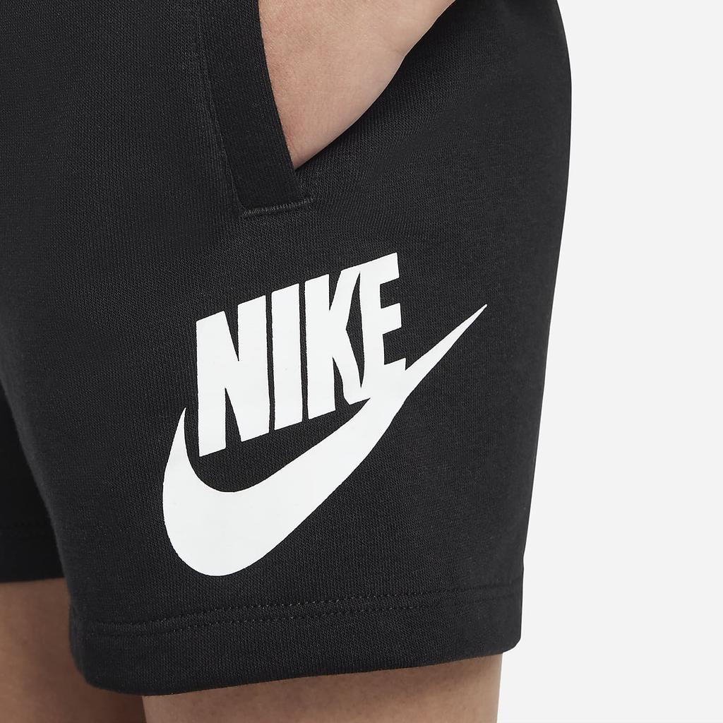Nike Letter Logo Print Casual Kids Shorts Kids shorts Black FV3366-010