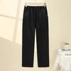 Summer Embroidery Women's Pants Stretch Casual Waist Office Outdoor Pant Breathable Cool Clothing