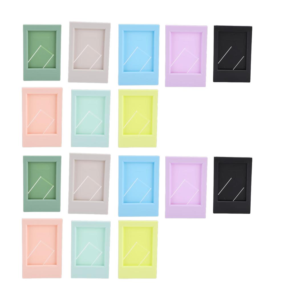 Photo Frames Fit for Films 3x2 Inch ABS PP Camera Picture Frames for Tabletop Display Home Decor