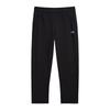 Simple Logo Mid-Waist Drawstring Breathable Versatile Knitted Sports Pants Women Bottoms Black AKLV812-1