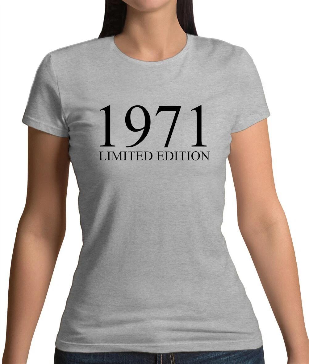 Limited Edition 1971 - Womens T-Shirt - Birthday Present 53rd 53 Gift Age S