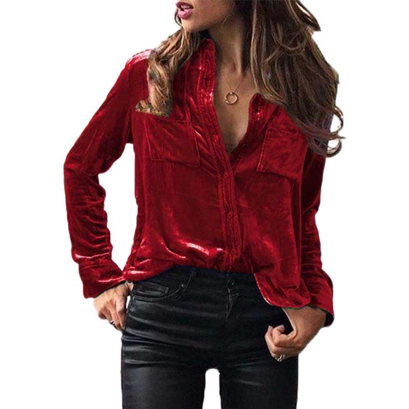 European & American Women's Fashion Long Sleeve Shirt - Spring Autumn Collection