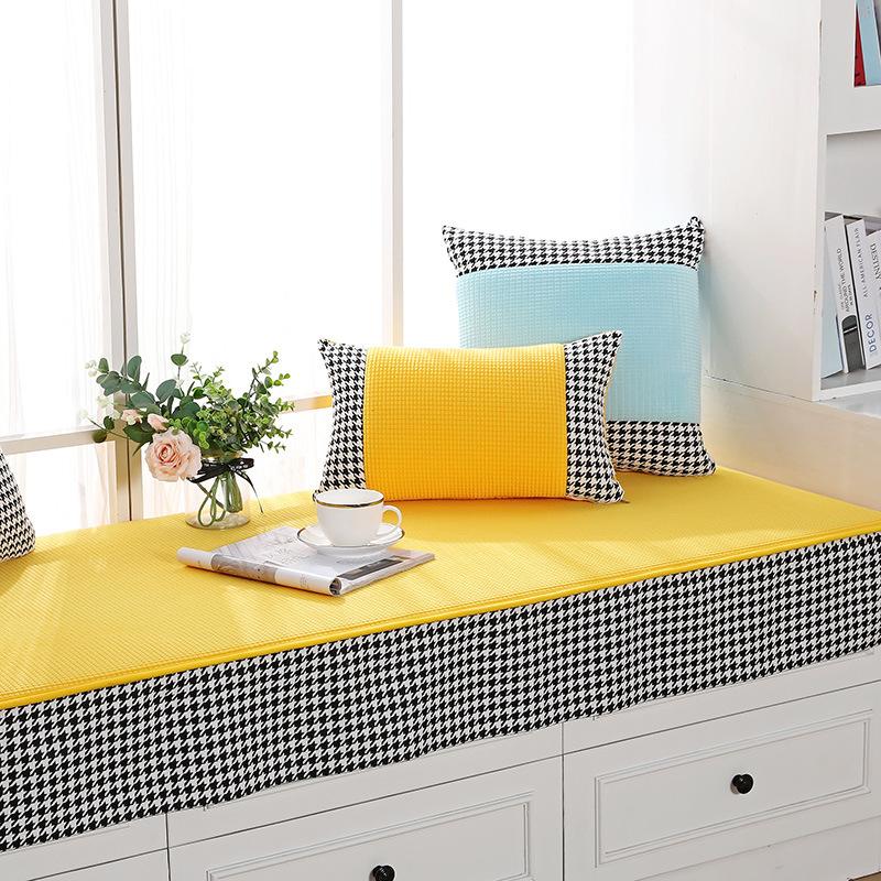 Window Cushion Window Sill Mat Four Seasons Universal Bedroom Balcony Non-Slip Light Luxury Cushion