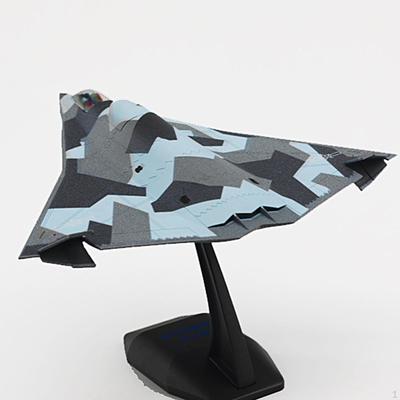 J36-Jagdflugzeugmodell im Maßstab 1:144, simuliertes Flugzeugornament mit Sockel, Spielzeug-Angriffssimulation