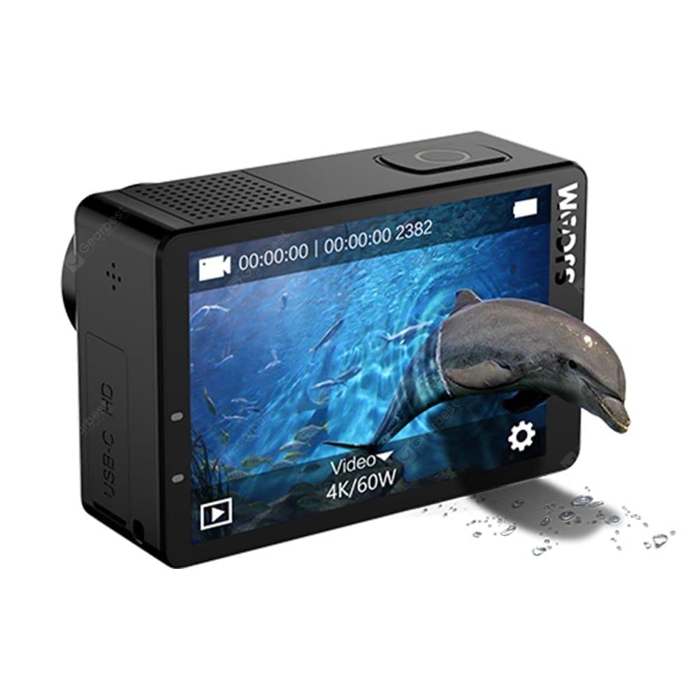 SJCAM SJ8 Pro 4K Action Camera Image 30m Wide Field of View Connectivity Touchscreen Support 6-axis Stabilization, Waterproof, Wi-Fi &