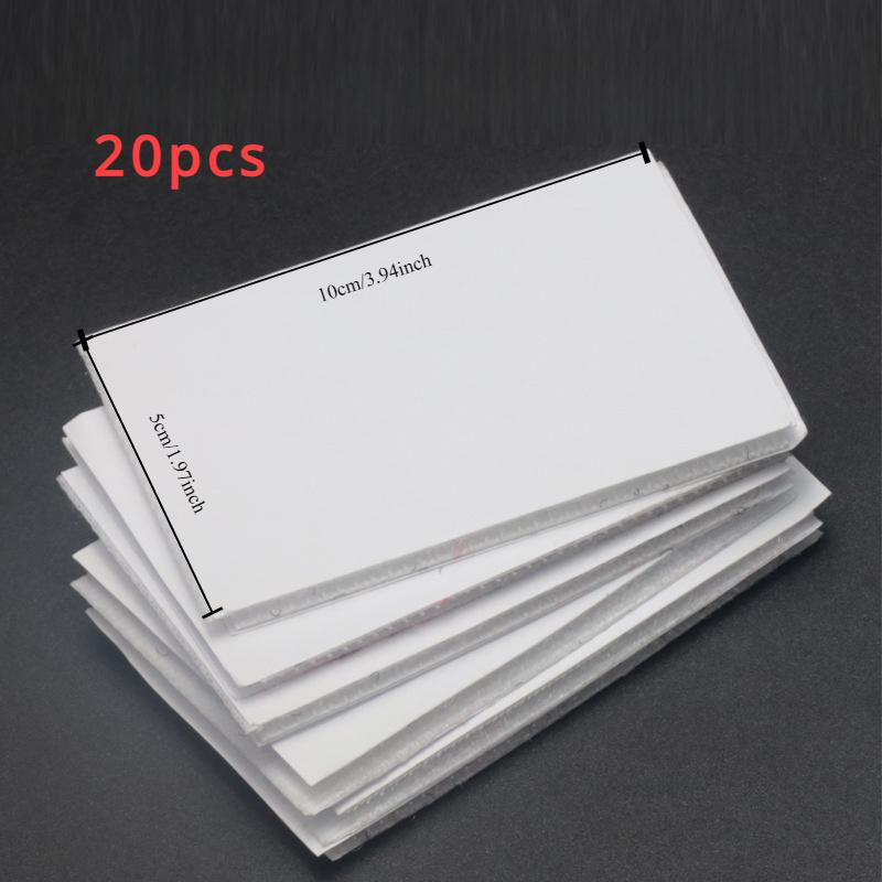 20PCS Heavy Duty Hook and Loop Tape Strip - Sturdy and Durable, Easy To Peel and Stick Suitable for Homes and Offices - Reusable