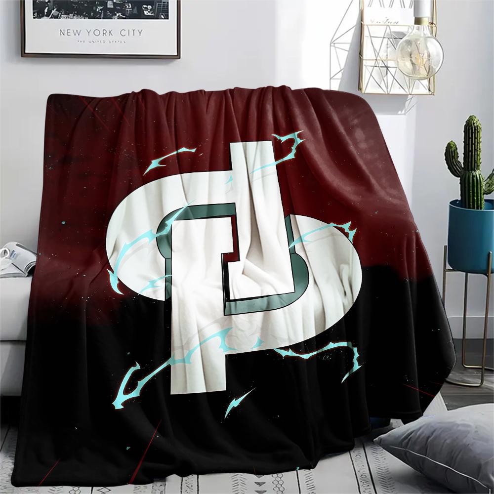 1PC JuL C'est Pas Des Lol Print Flannel Blanket, High quality All Seasons, Home Decor, Warmth and Comfort, Perfect for Christmas Gifts