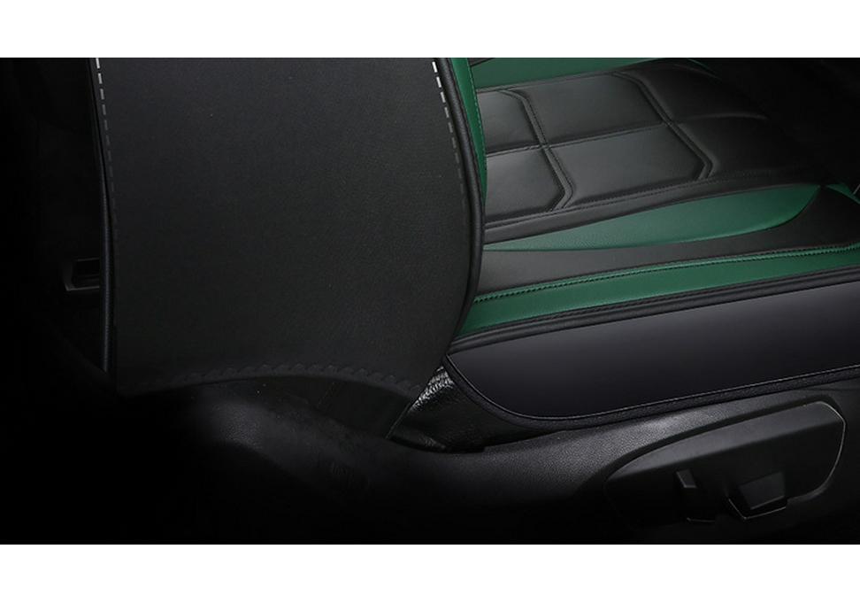Universal Leather Car Seat Cushion Cover for Five-Seater, All Seasons