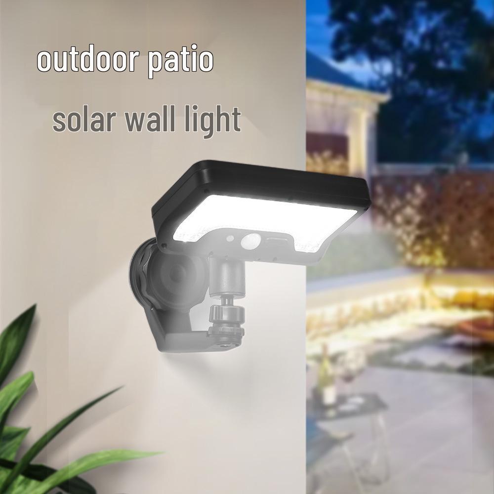 2026 Solar Outdoor Courtyard Light with Magnetic Wall Mount, Motion Sensor, and Super Bright LED for Balcony and Street Lighting