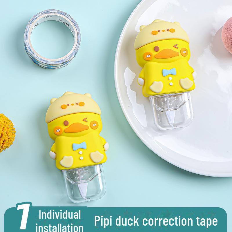 

Корректирующая лента с изображением мультфильма «Астронавт и динозавр» — портативная, удобная для учащихся канцелярская принадлежность