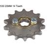 530 Chain 20mm 10 11 12 13 14 15 16 17 18 19 20 21 Teeth Front Engine Sprockets For 200 250cc Dirt Bike ATV Quad Buggy Motorbike