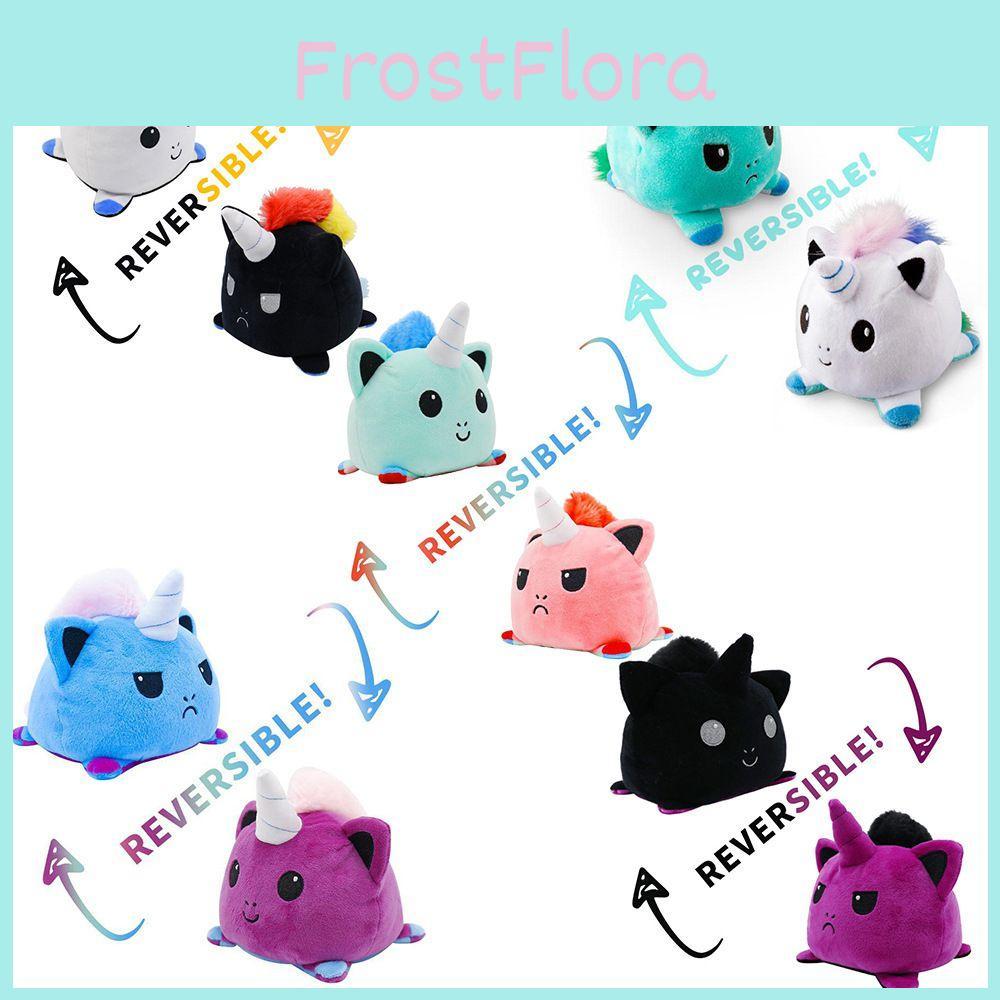 Adorable Reversible Flip Unicorn Plush Stuffed Toy Soft Animal Ideal For Kids