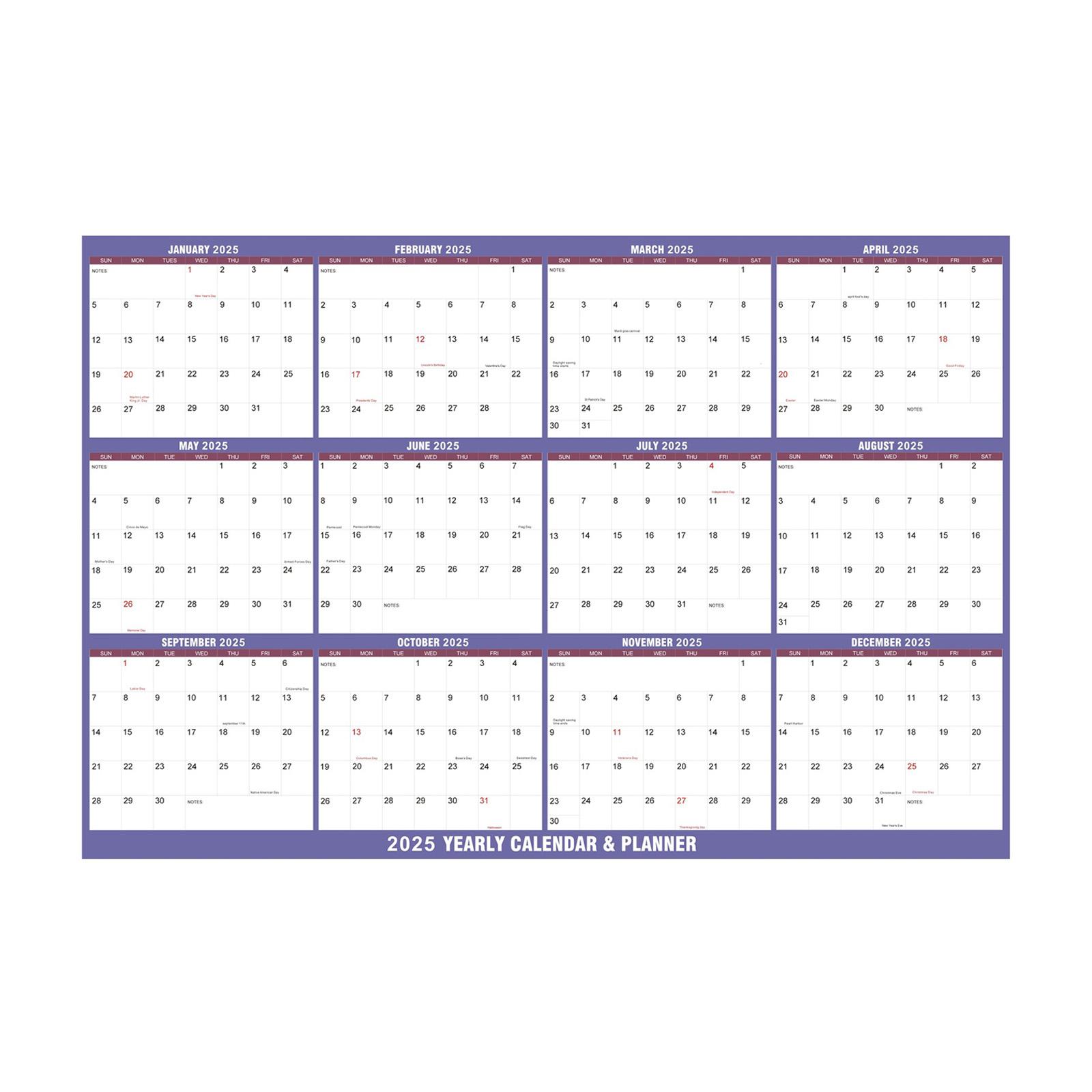 

Настенный календарь на весь год 2025 года. Стираемый ежегодный планировщик с января по декабрь 2025 года. Настенный календарь на весь год. C