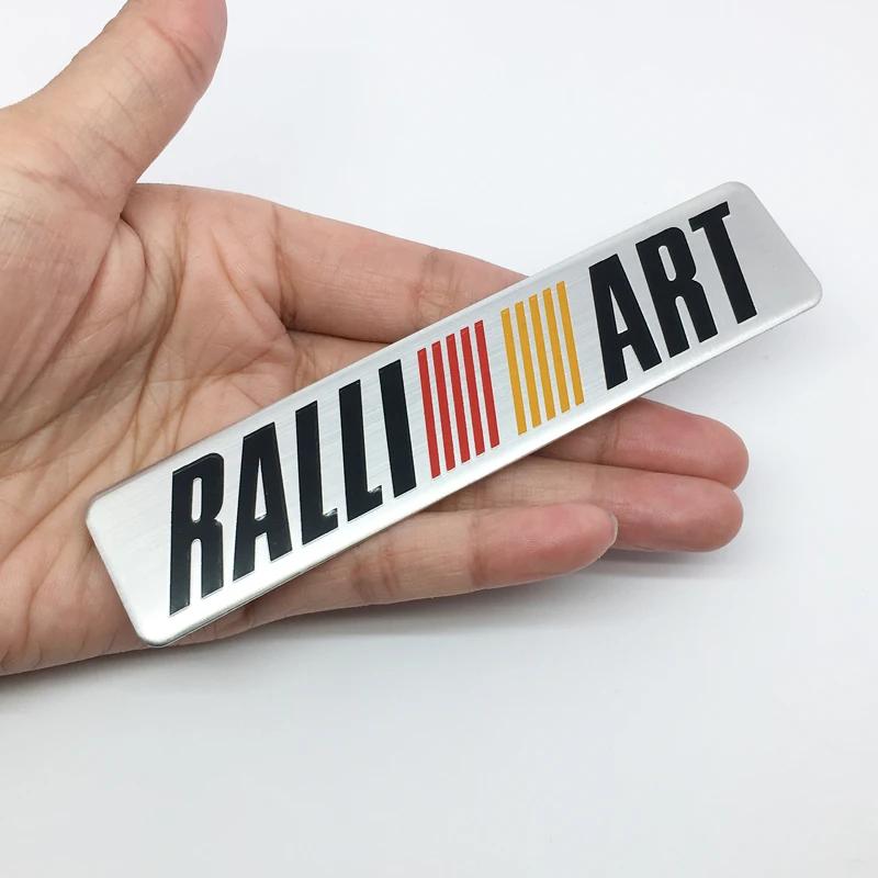 3D hliníkové samolepky písmena RALLIART logo odznak na auto nálepky příslušenství pro ancer asx outlander pajero galant Mitsubishi