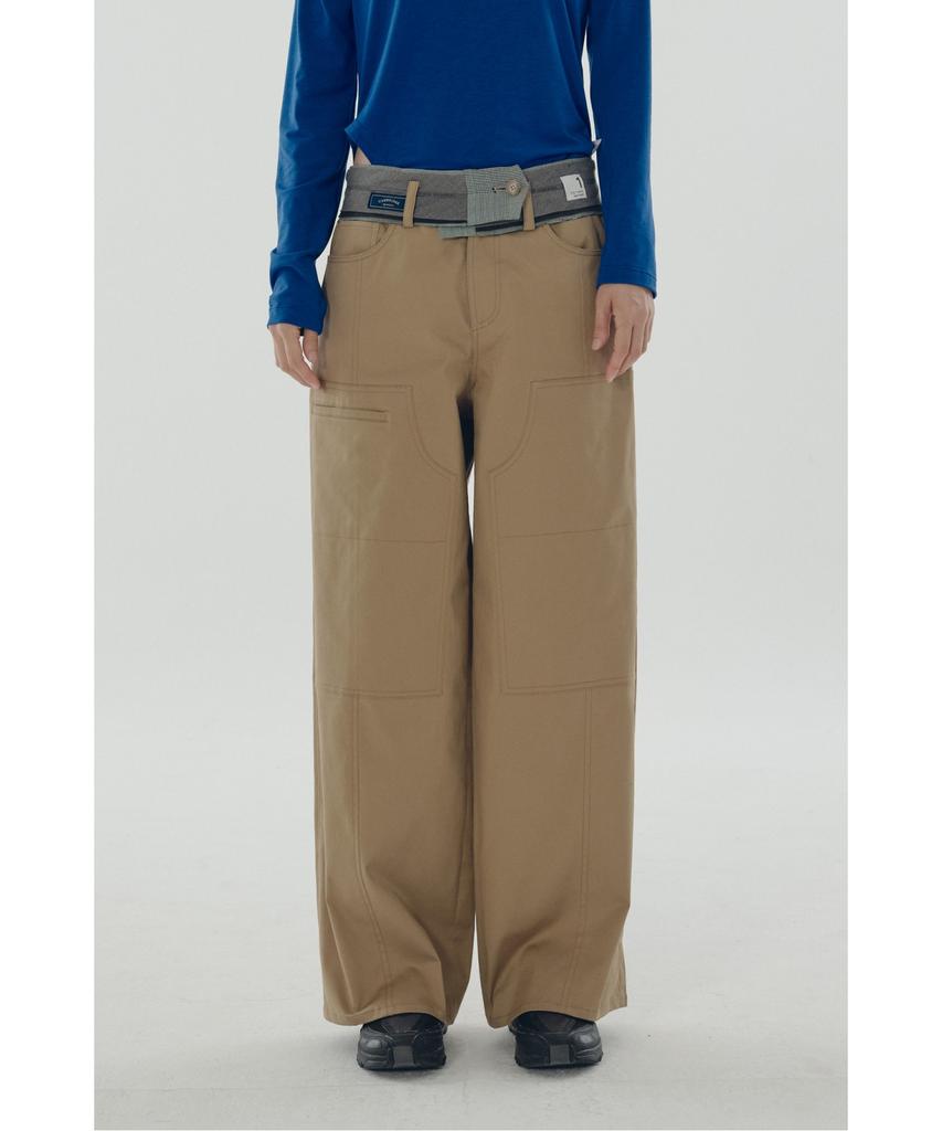 RECODE Waist Band Big Pocket Pants